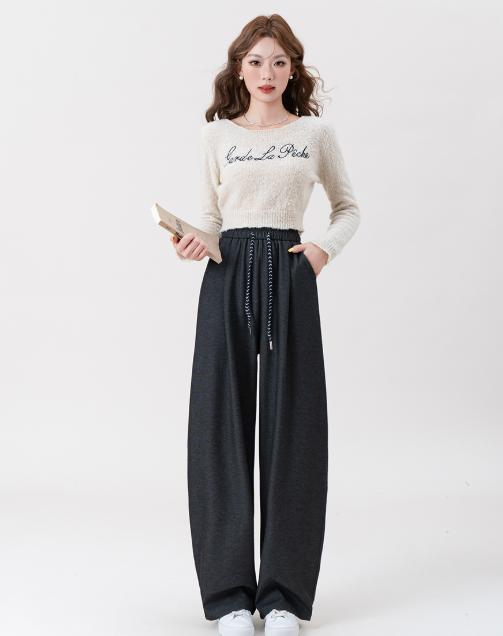 老米优品🎈3天左右发！松弛感穿搭少不了~~！《宽松版型弯刀山本裤》显瘦，慵懒，百搭！不挑身材穿搭~ 商品图8