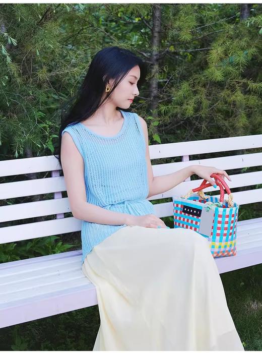 【门店同款】ENJOY夏季“后花园”镂空吊带针织衫 162495641 商品图4