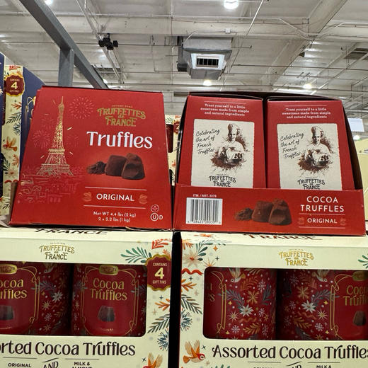 美国✈️特价❤️美国🇺🇸直邮特价299元🉐包税包邮到手了🔥现在是备货巧克力的好时候😍因为随时会断货哈，早点预定下手不怕缺货，法国乔慕黑松露Truffettes巧克力2KG 两盒装 商品图7