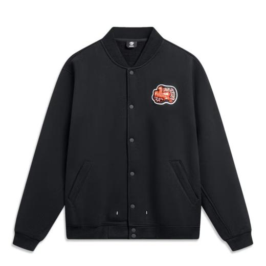 李宁男子加绒保暖针织夹克外套 AJDU007-3 商品图0