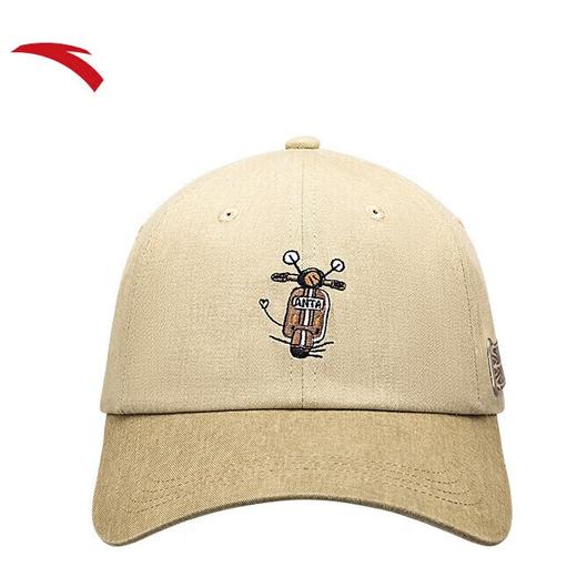 安踏（ANTA）运动男女同款棒球帽夏季百搭休闲潮流遮阳鸭舌防晒帽192538252 梦幻棕-4 商品图4