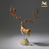 铜师傅《一路繁花》客厅桌面铜鹿摆件 家居装饰工艺品 商品缩略图1