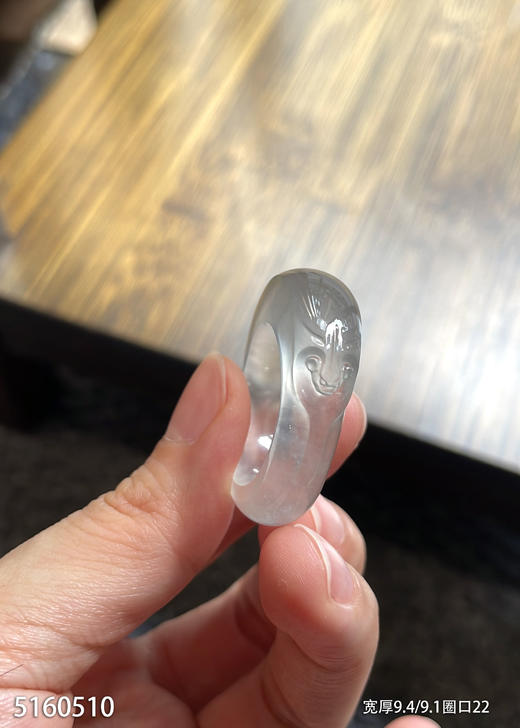 玻璃种扳指【5160510】圈口22.0~具体价格微信咨询 商品图7