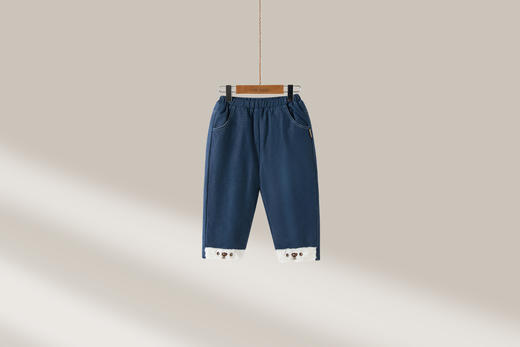 拉比i5童衣类-4休闲平口长裤LYDC101418 商品图0