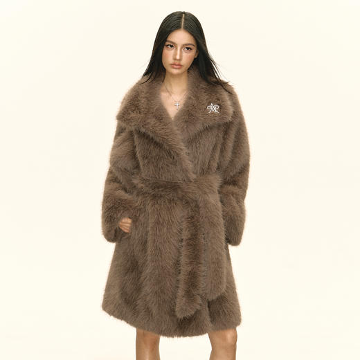 Ariseism 美式复古大衣女秋季新款上衣 商品图0