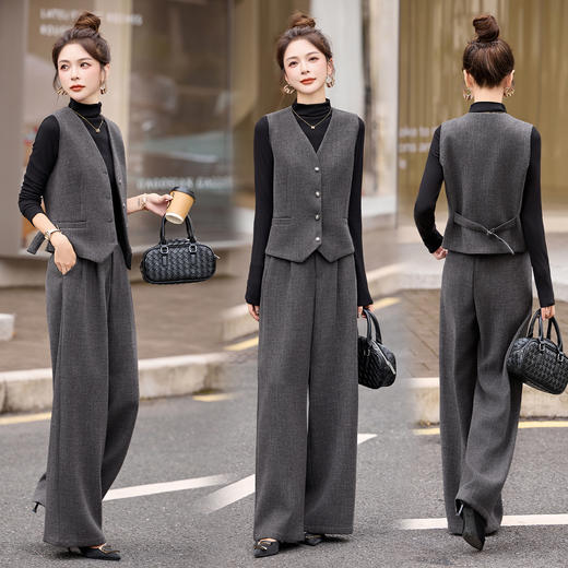 2025秋季加厚女式三件套GJC2596 商品图2