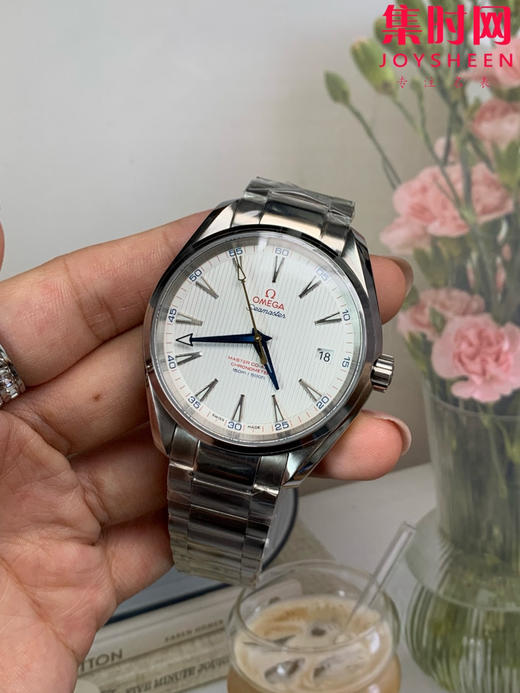 欧米茄VS海马150米系列 金针海马 金针队长 3点位日历 Aqua Terra 150米腕表 8500一体机 男士腕表 表径41.5mm 商品图1