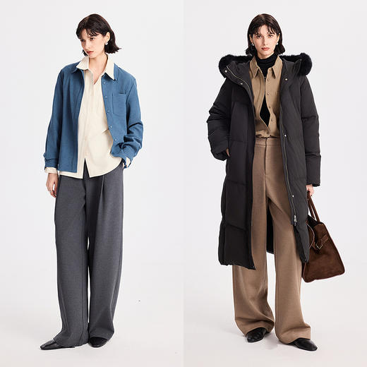 棉仓366604040-初棉胸口单袋衬衫 商品图4