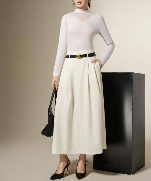 热奶肌底衣立领镂空网纱高弹舒适内穿外搭自带气质款16635105 商品图1