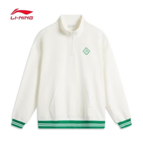 李宁男子秋季套头无帽卫衣AWDU649-1