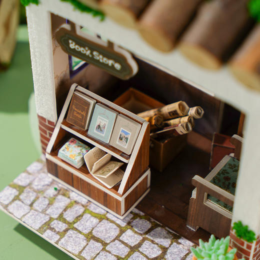 街边小店时光书店DIY手工摆件-纪念日百货门店同款167193721 商品图1