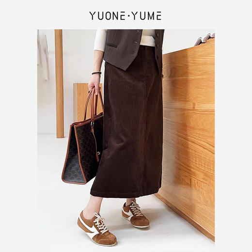 Y5Q10BQ2368 简约百搭灯芯绒半裙 RJ005 商品图2