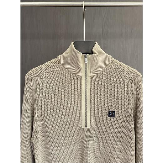 dstre&zzed小立领半拉链轻松舒适质感通勤针织衫 商品图0