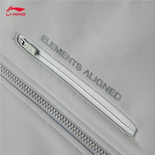 李宁男子冬季防水加绒开衫连帽运动外套AFDU861-4 商品图2