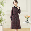 QYM 792080-Y厚款仿貂绒连衣裙妈妈装中长款弹力休闲裙 商品缩略图0