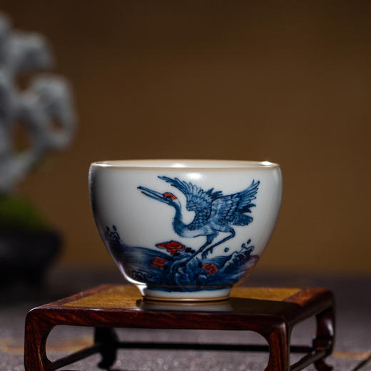 问鼎留青/月白/精工款/玉京杯（鹤海天涯） 商品图0