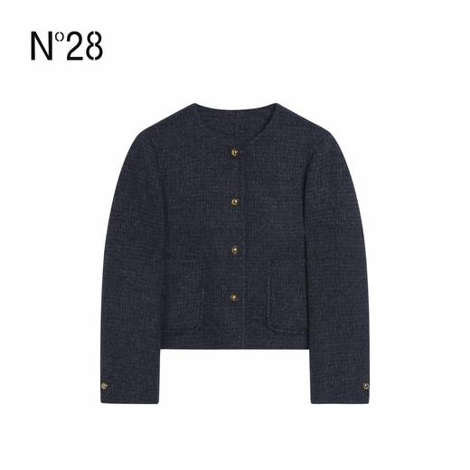 N°28 2025冬季新款设计师女装小香风毛呢外套885591D732  商品图1