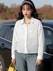 【秋新品】舍箭5083 100%棉白色短款长袖衬衫-喜出 商品缩略图2