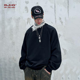 BJHG不计后果重磅暖皮羽绒卫衣男款秋季美式复古白鹅绒圆领卫衣女