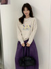 2025韩系温柔手工立体钩花质感保暖套头毛衣！女秋冬新款宽松上衣！ 商品缩略图2