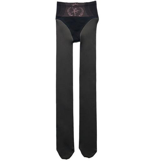 【新品速抢！高腰收腹无勒感！】大码水光袜连裤袜 女秋冬薄高腰提臀袜  加肥加大胖妹妹光腿神器 打底袜 商品图4