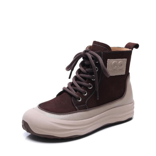 FR 85236马丁靴软底靴厚底真皮休闲鞋 商品图4