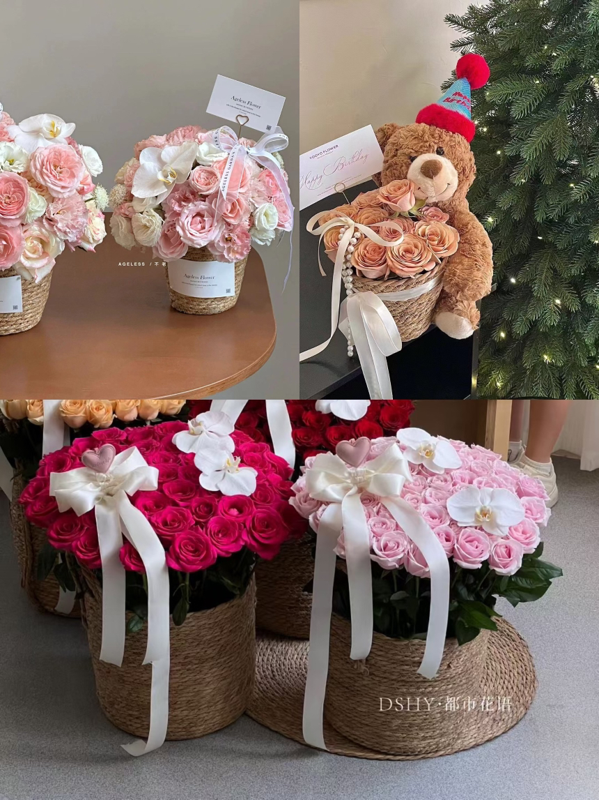 仙子花桶(超大号/大号/中/小号）/蒲草桶