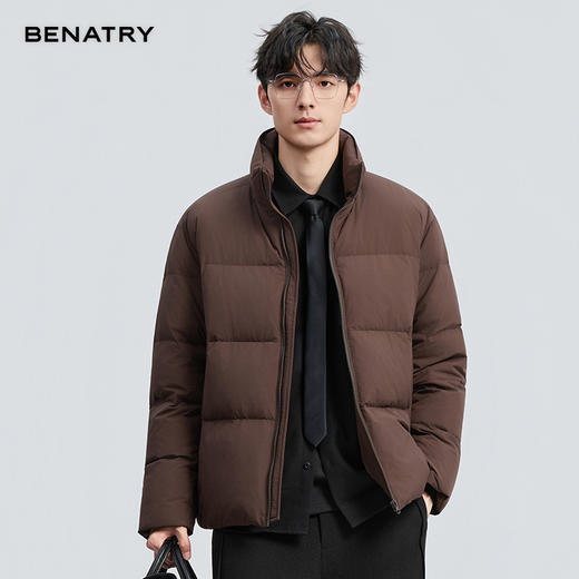 贝纳川冬季新品极简结构立领面包服ECF405263 商品图0