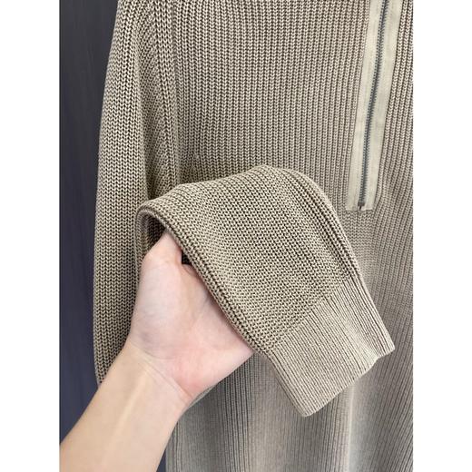 dstre&zzed小立领半拉链轻松舒适质感通勤针织衫 商品图6