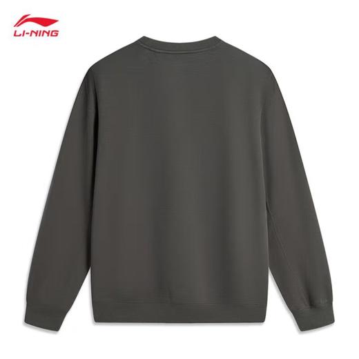 李宁男子秋季反伍系列套头卫衣AWDU259-7曜石灰 商品图2