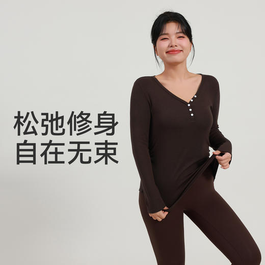 【限时秒】YOGACODE【火树银花系列】大码裸感v领宽松休闲运动罩衫普拉提显瘦上衣DWT225663 商品图1