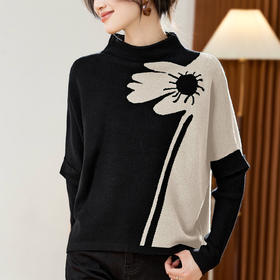 高级感立领毛衣，内搭可外穿打底衫假两件上衣CC-JDS-3056