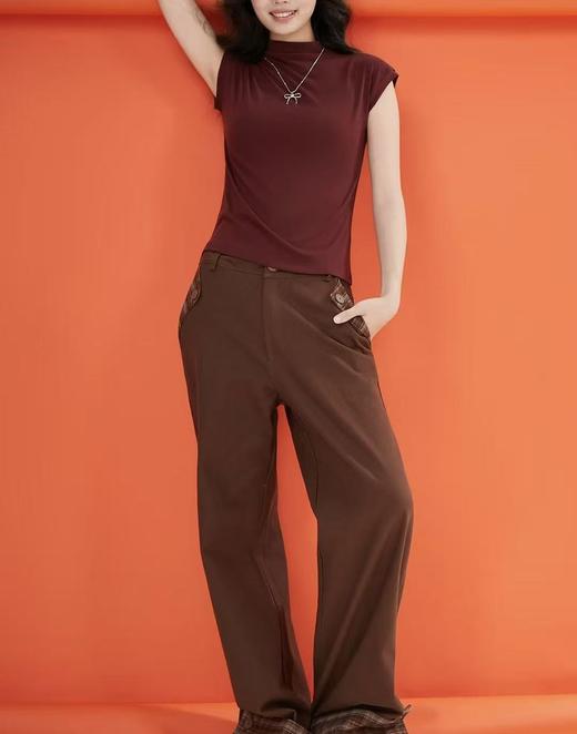 无袖莫代尔棉四季背心百搭柔软气质15135074 商品图2