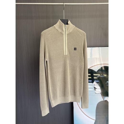 dstre&zzed小立领半拉链轻松舒适质感通勤针织衫 商品图5