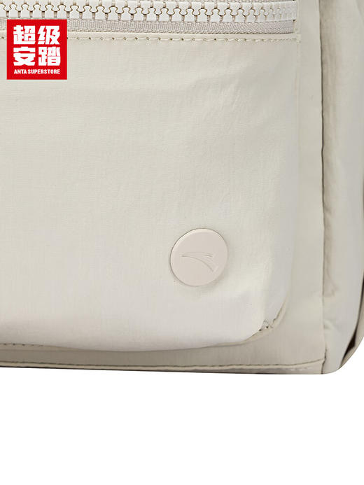 安踏运动双肩包男女通勤休闲电脑包大容量校园学生书包192538157U 浅米色-4 商品图3