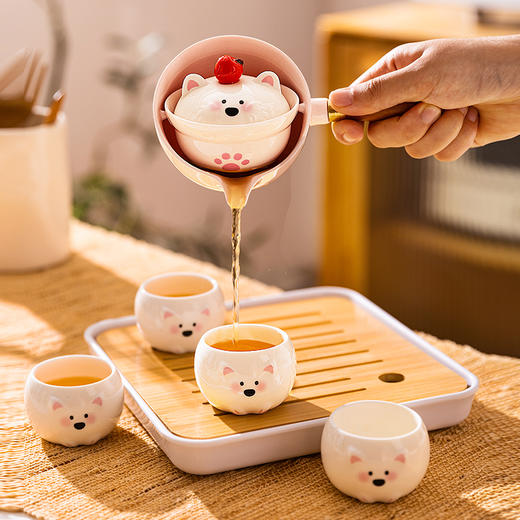 摩登主妇功夫茶具套装2025新款年轻人茶具泡茶专用女生高颜值茶壶 商品图1