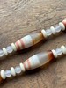 红灰白缠丝玛瑙橄榄珠项链，顺丰包邮 商品缩略图6