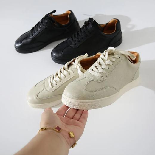 秋冬男士牛皮奢感高尔夫商务休闲低帮鞋 商品图0