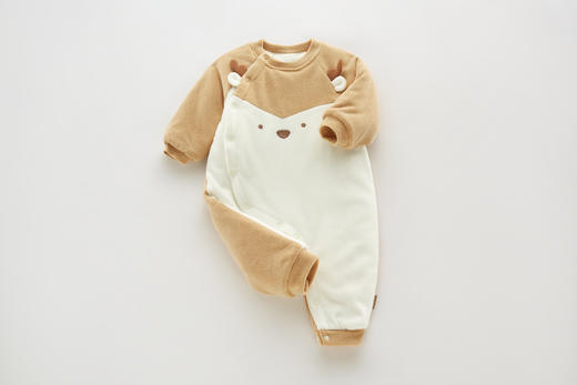 拉比i5童衣类-4动物小鹿偏开连体衣LYDB103407 商品图3