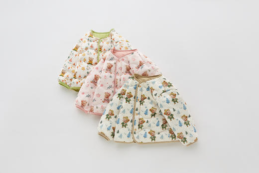 拉比i5童衣类-4轻薄羽绒双面穿全开衣LYDC100107 商品图2