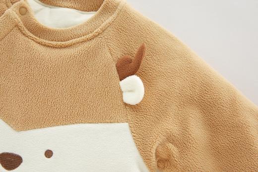 拉比i5童衣类-4动物小鹿偏开连体衣LYDB103407 商品图6