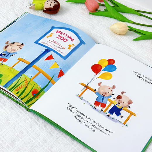 Walter and Willy Go to the Petting Zoo 情绪管理儿童精装英文绘本精美书籍阅读 商品图2