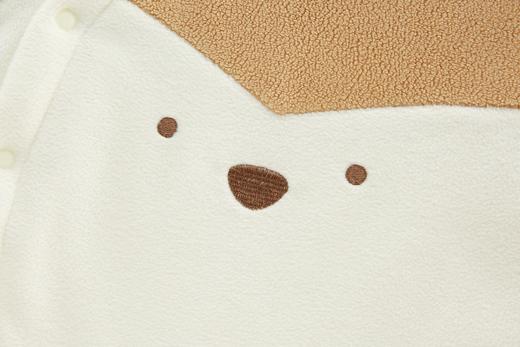 拉比i5童衣类-4动物小鹿偏开连体衣LYDB103407 商品图5