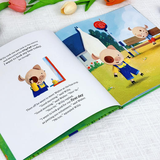 Walter and Willy Go to the Petting Zoo 情绪管理儿童精装英文绘本精美书籍阅读 商品图5