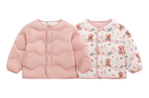 拉比i5童衣类-4轻薄羽绒双面穿全开衣LYDC100107 商品图9