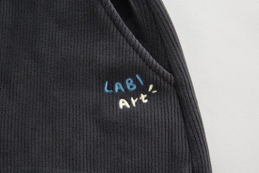 拉比i5童衣类-4自然坑条长裤LYDC101402 商品图9