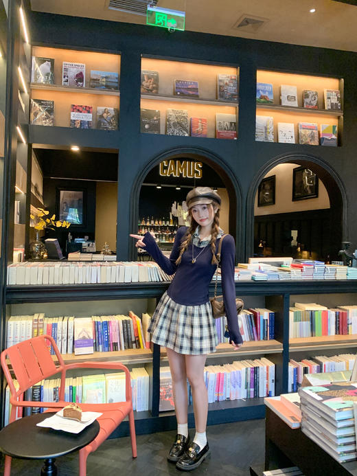 【189元任选2件】最后一波现货！学院风Polo领假两件拼接连衣裙 商品图12