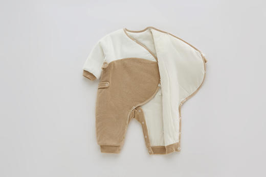 拉比i5童衣类-4动物小熊绑带连体衣LYDB103203 商品图1