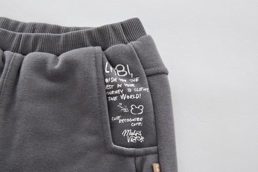 拉比i5童衣类-4自然束口长裤LYDC101411 商品图3