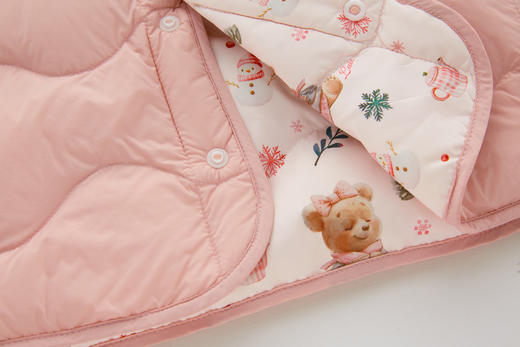 拉比i5童衣类-4轻薄羽绒双面穿全开衣LYDC100107 商品图11